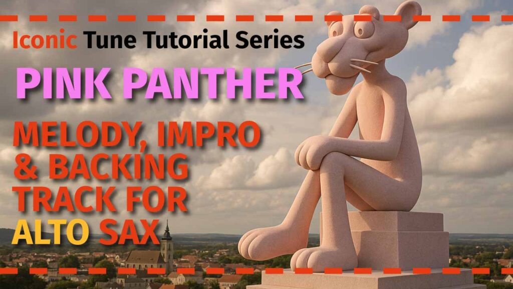 The Pink Panther theme for alto sax