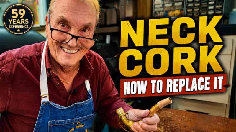 How to replace a saxophone neck cork